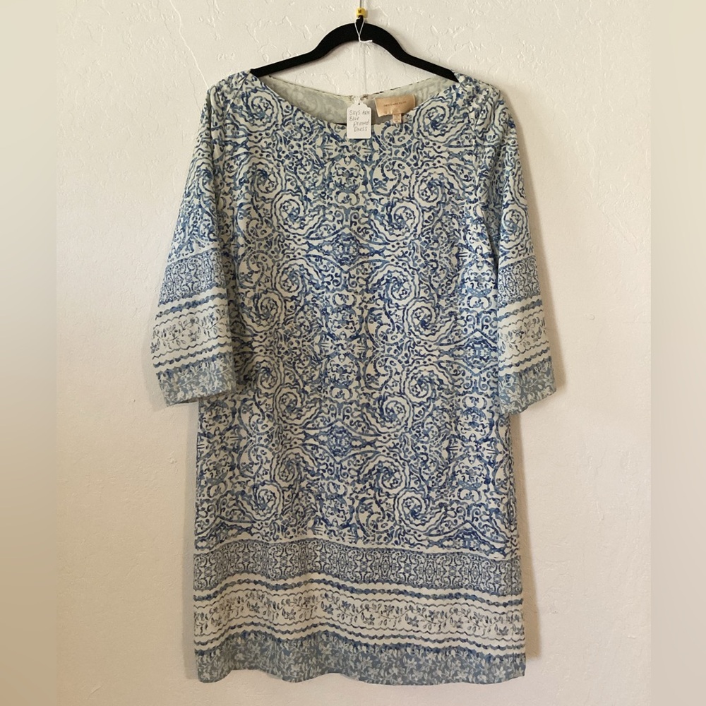 Sky’s are blue dress